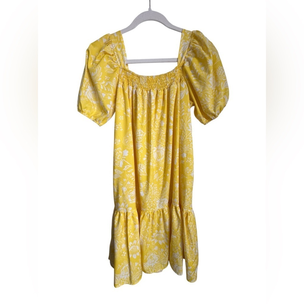 Yellow Floral Dress
